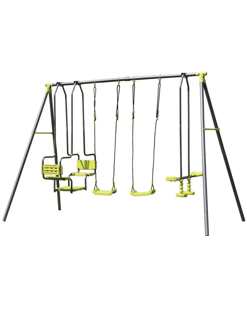 PORTIQUE METAL ERIC 2M20 2BALANCOIRE/1BO