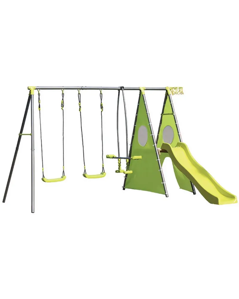 PORTIQUE METAL PHIL 1M95 2BALANCOIRE/1BO