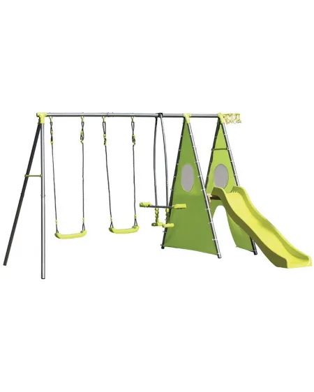 PORTIQUE METAL PHIL 1M95 2BALANCOIRE/1BO