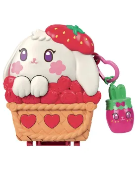 POLLY POCKET COMPACT STRAWBERRY BUNNY