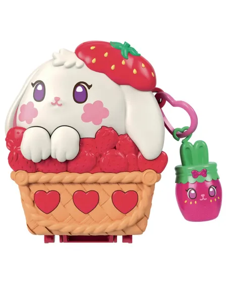 POLLY POCKET COMPACT STRAWBERRY BUNNY