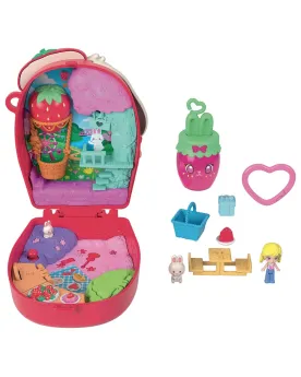 POLLY POCKET COMPACT STRAWBERRY BUNNY