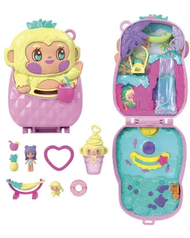 POLLY POCKET COMPACT PINEAPPLE MONKEY
