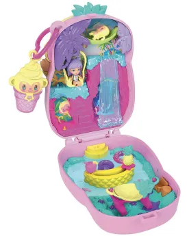 POLLY POCKET COMPACT PINEAPPLE MONKEY