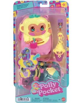 POLLY POCKET COMPACT PINEAPPLE MONKEY