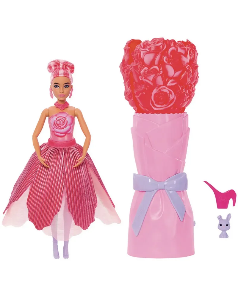 BARBIE PETAL POP REVEAL RED ROSE