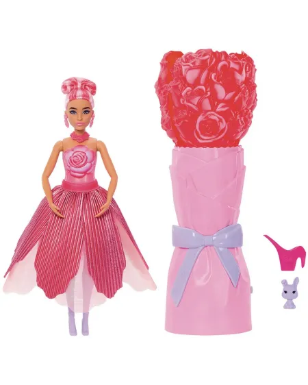 BARBIE PETAL POP REVEAL RED ROSE