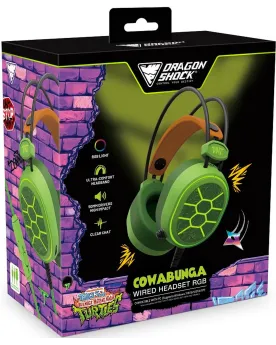 PC CASQUE FILAIRE TMNT RGB
