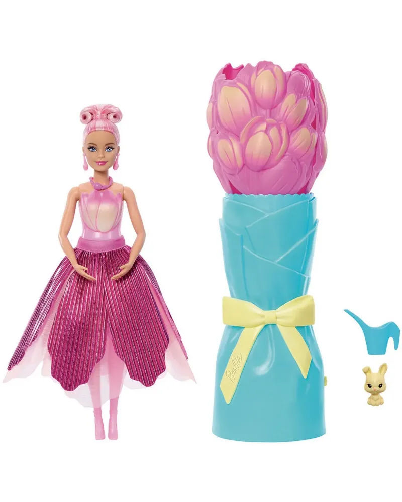 BARBIE PETAL POP REVEAL PINK TULIP
