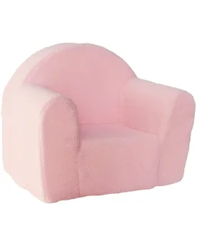 FAUTEUIL BOUCLETTE ROSE