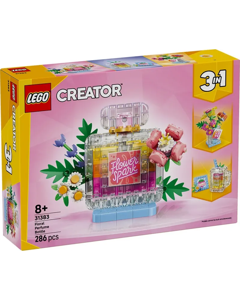 FLACON DE PARFUM AU DECOR FLORAL