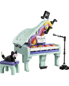 DECORATION MUSICALE : PIANO ET CHAT