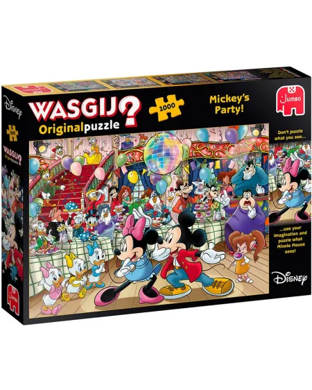 PUZZ.WASGIJ 1000PCES MICKEY'S PARTY