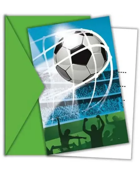 FOOTBALL 6 INVITATIONS