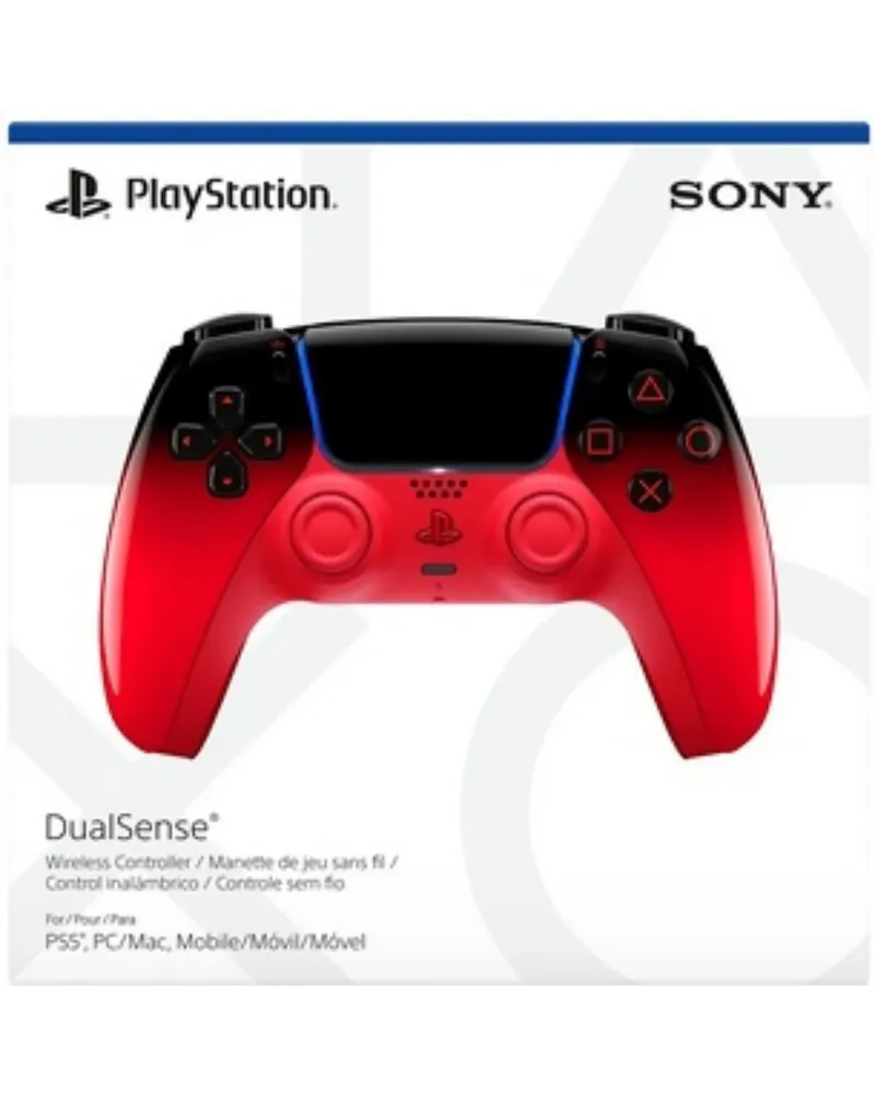 PS5 MANETTE DUALSENSE ROUGE TECHNO