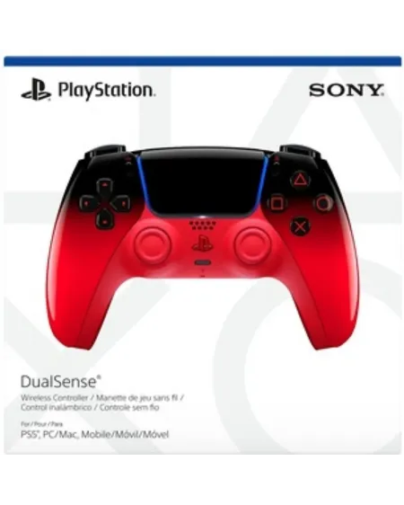 PS5 MANETTE DUALSENSE ROUGE TECHNO