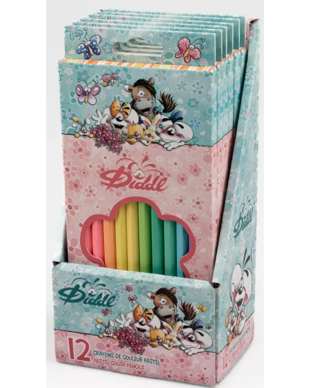 BOITE DE 12 CRAYONS PARFUMÉS DIDDL