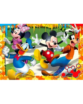 DISNEY PUZZLE SUPERMAXI 4X48PCES MICKEY