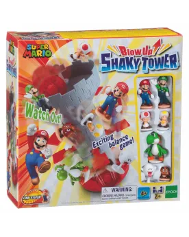 SUPER MARIO BROS SHAKY TOWER  A votre tour, posez les personnages s...