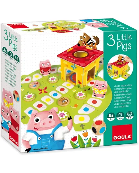 3 LITTLE PIGS  Ils doivent rentrer à la maison avant le loup sinon ...