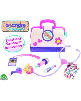 DOCTEUR LA PELUCHE MALLETTE DOC  La mallette de Doc avec un stéthos...