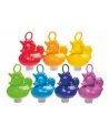 7 LICORNES ANNEAU + 2 CANNES A PECHE  7 jolies licornes et 2 cannes...