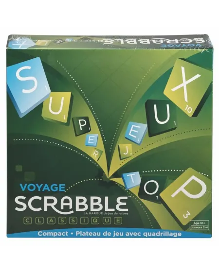 JEUX DE VOYAGE SCRABBLE   MAT52348 MATTEL Âge Minimum: 10A -Âge Max...