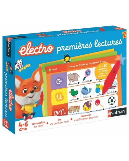 ELECTRO PREMIERES LECTURES  Jeu de questions-réponses. Pointe le st...