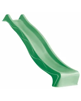 TOBOGGAN 2M65 VERT DOUBLE VAGUE 5*  Longueur de la glissière 265 cm...