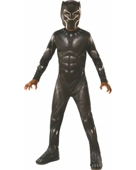 COST. CLASSIQUE BLACK PANTHER 5/6 ANS  Tailles : M ou L. RUBI-70065...