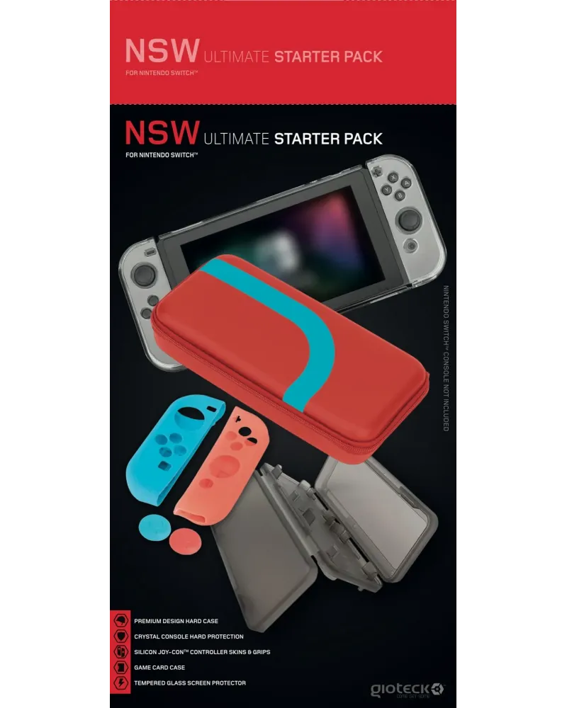 SWITCH GIOTECK ULTIMATE STARTER PACK   SWT301059 NINTENDO SWITCH Âg...