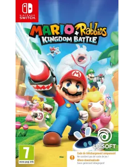SWITCH MARIO+RABBIDS KINGDOM BATTLE Code de téléchargement.    SWT6...