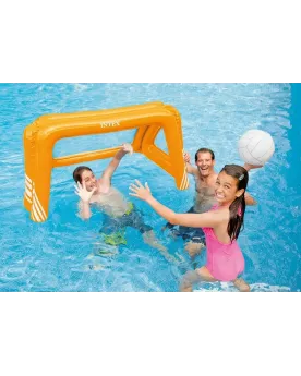 GOAL DE FOOT WATER POLO + BALLE  124 x 84 x 76 H cm. Attaches de fi...