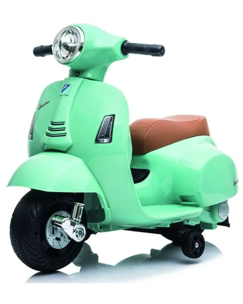 VESPA 6V VERT D'EAU  Batterie 6 V. Avec phare et klaxon. Existe en ...