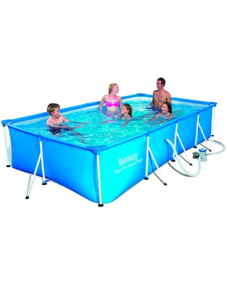 PISCINE SEMI RIGIDE RECT. 400X211X81