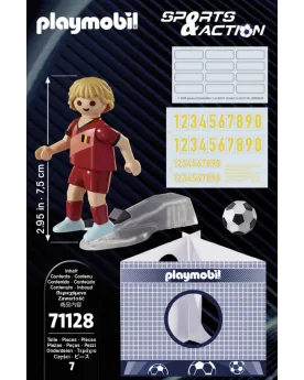 JOUEUR DE FOOT BELGE - 2022   PMB71128 PLAYMOBIL Âge Minimum: 5A -Â...