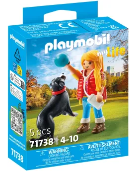 JEUNE FILLE AVEC CHIEN DE MONTAGNE   PMB71738 PLAYMOBIL Âge Minimum...