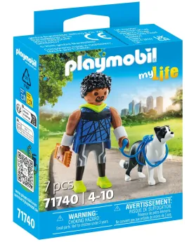 HOMME SPORTIF AVEC BORDER COLLIE   PMB71740 PLAYMOBIL Âge Minimum: ...