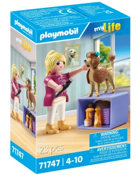 TOILETTEUSE AVEC CANICHE   PMB71747 PLAYMOBIL Âge Minimum: 4A -Âge ...