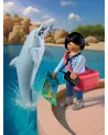 DAUPHIN ET VISITEUR