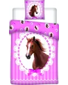 HOUSSE DE COUETTE CHEVAL DE REVE  Housse : 140 x 200 cm + 1 taie. 1...
