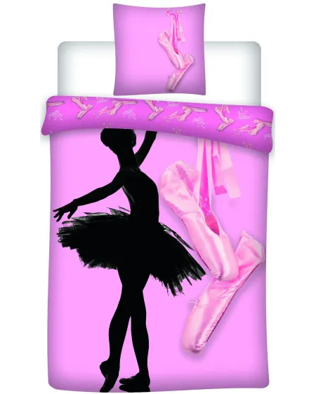 HOUSSE DE COUETTE BALLERINE  Housse : 140 x 200 cm + 1 taie. 100 % ...