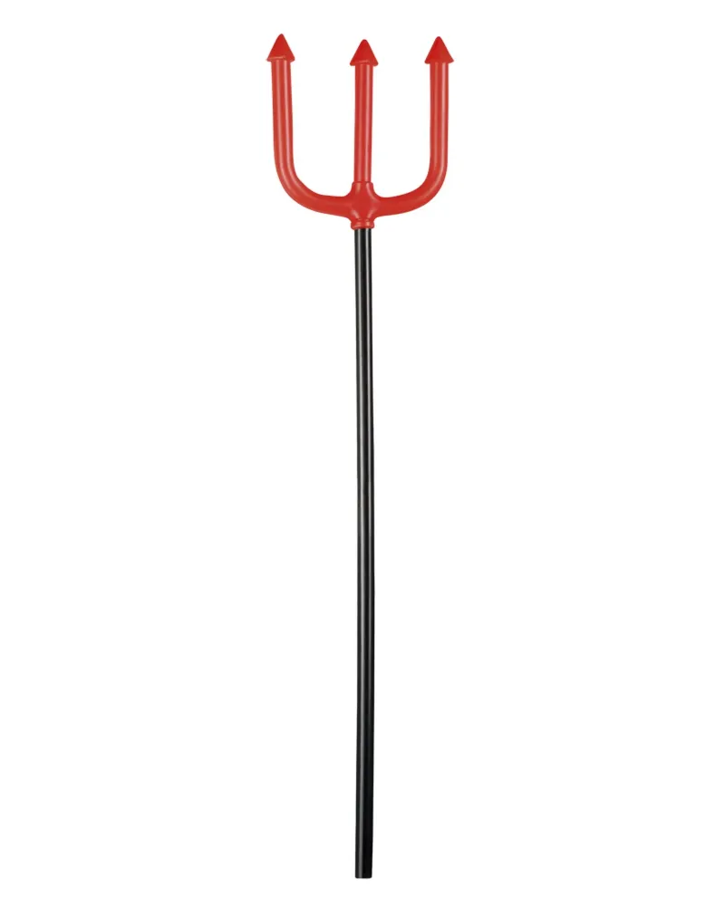 TRIDENT DE DIABLE 58CM  105 cm. Pour supporter nos Diables rouges !...