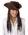 CHAPEAU DE PIRATE + LGS CHEVEUX   BLD81914  Âge Minimum: 6A -Âge Ma...
