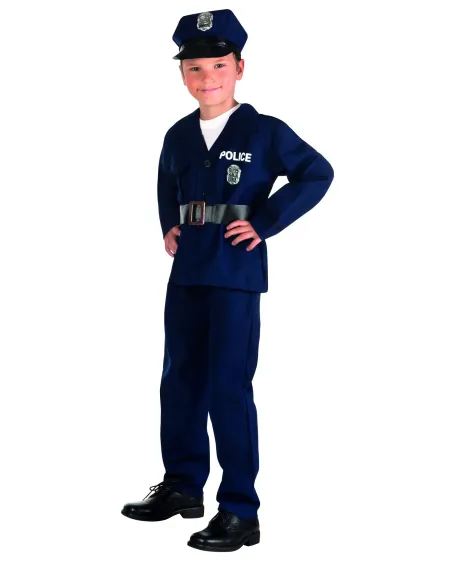 COST DE POLICIER 10/12 ANS  Taille : 10-12 ans. BLD82186  Âge Minim...