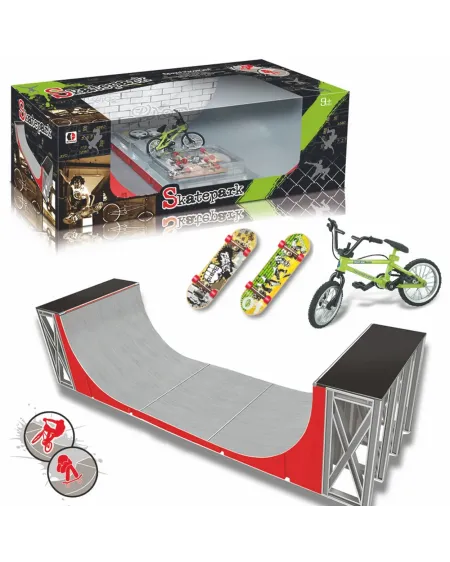 SKATEPARK 1 VELO 2 SKATES A DOIGT  2 skates à doigt et 1 vélo inclu...