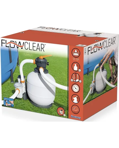 POMPE FILTRE A SABLE 8000L/H  8000 L/H. BSW58499 BESTWAY Âge Minimu...