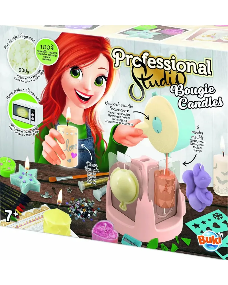 PROFESSIONAL STUDIO BOUGIES Réalise et décore des bougies naturelle...