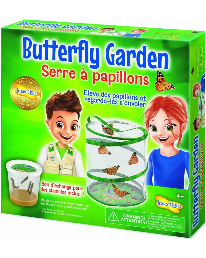 SERRE A PAPILLONS Pour découvrir le cycle de vie des papillons. Reg...
