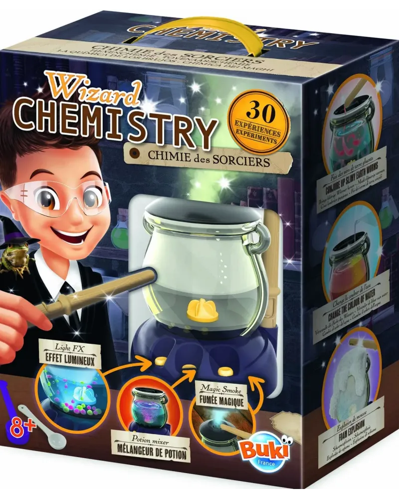 CHIMIE DES SORCIERS 30 EXPERIENCES MAGIQ  Un chaudron, qui fume et ...